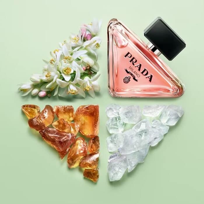 Prada Paradoxe EdP 90ml Flasche und Visual